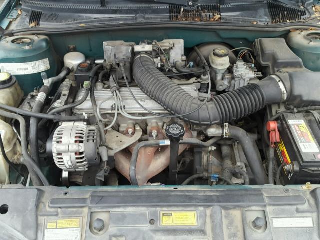 1G1JF524XV7335709 - 1997 CHEVROLET CAVALIER L GREEN photo 7