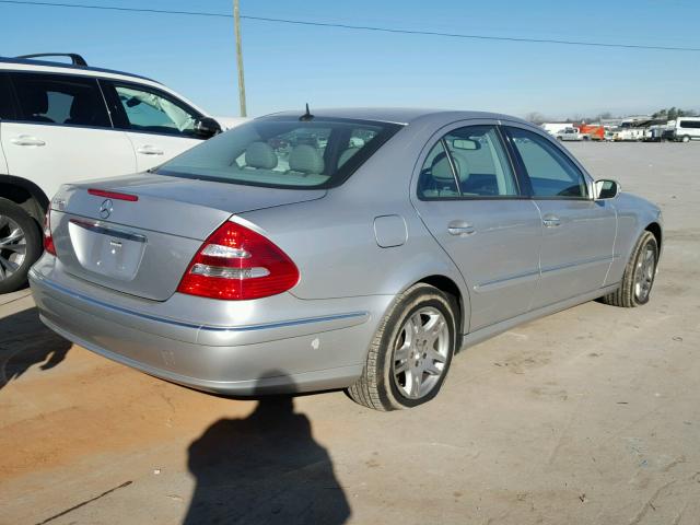 WDBUF65J73A141455 - 2003 MERCEDES-BENZ E 320 SILVER photo 4