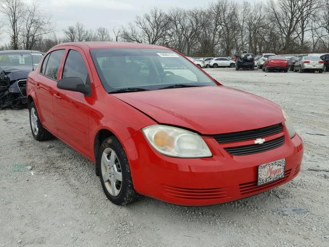 1G1AK52F857529233 - 2005 CHEVROLET COBALT RED photo 1