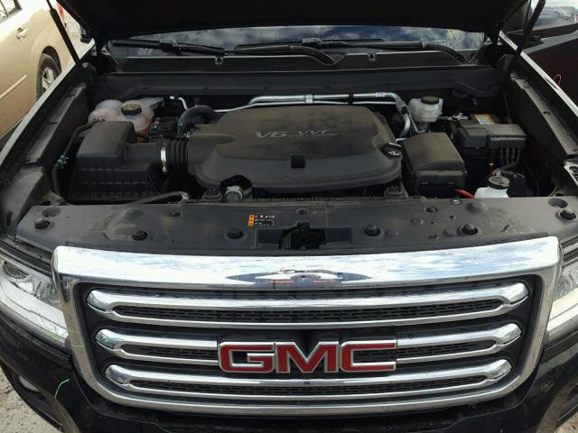 1GTG5DEN7J1134320 - 2018 GMC CANYON SLT BLACK photo 7