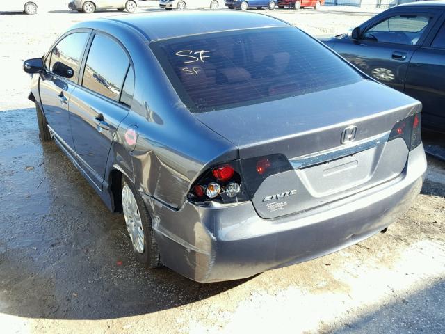 19XFA1F38BE035815 - 2011 HONDA CIVIC VP GRAY photo 3