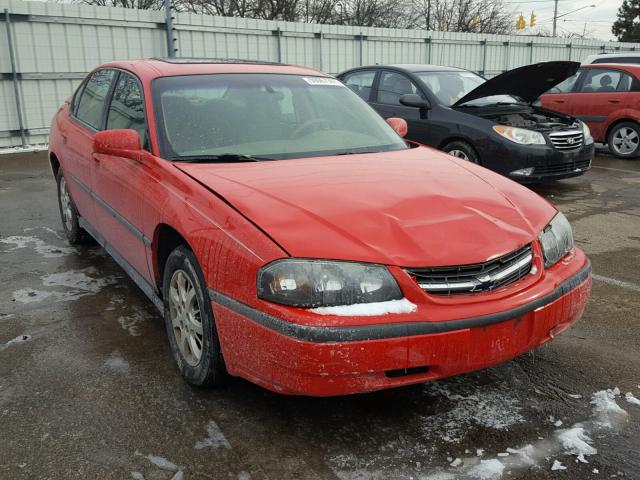 2G1WF52EXY9136273 - 2000 CHEVROLET IMPALA RED photo 1