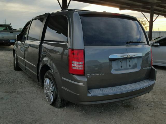 2A4RR7DXXAR386781 - 2010 CHRYSLER TOWN & COU GRAY photo 3