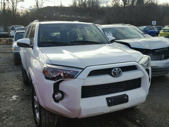 JTEZU5JR8E5068526 - 2014 TOYOTA 4RUNNER SR WHITE photo 1