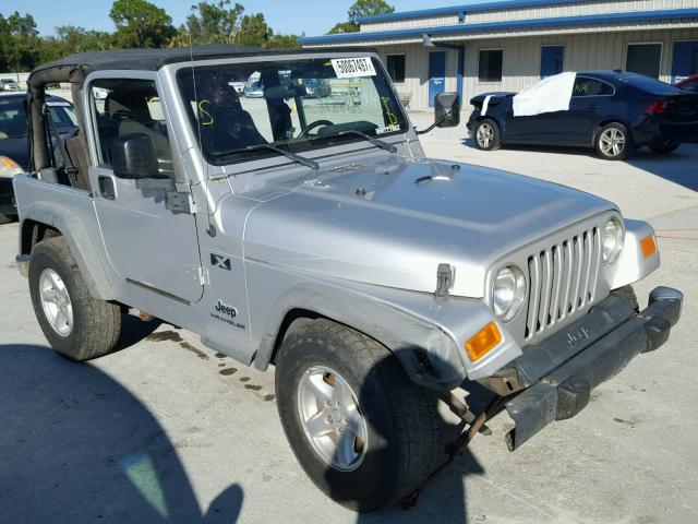 1J4FA39S94P706663 - 2004 JEEP WRANGLER X GRAY photo 1