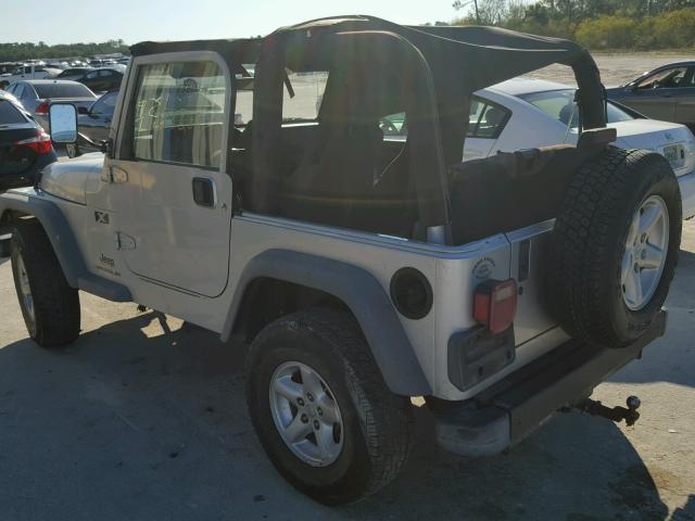 1J4FA39S94P706663 - 2004 JEEP WRANGLER X GRAY photo 3