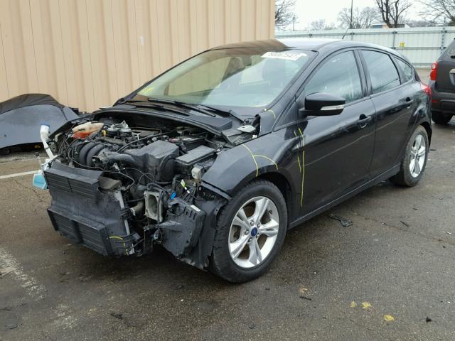 1FADP3K21EL326866 - 2014 FORD FOCUS SE BLACK photo 2