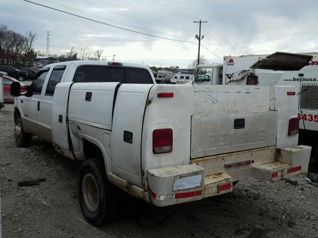 1FTWW33F21EB01281 - 2001 FORD F350 SUPER WHITE photo 3