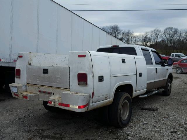 1FTWW33F21EB01281 - 2001 FORD F350 SUPER WHITE photo 4