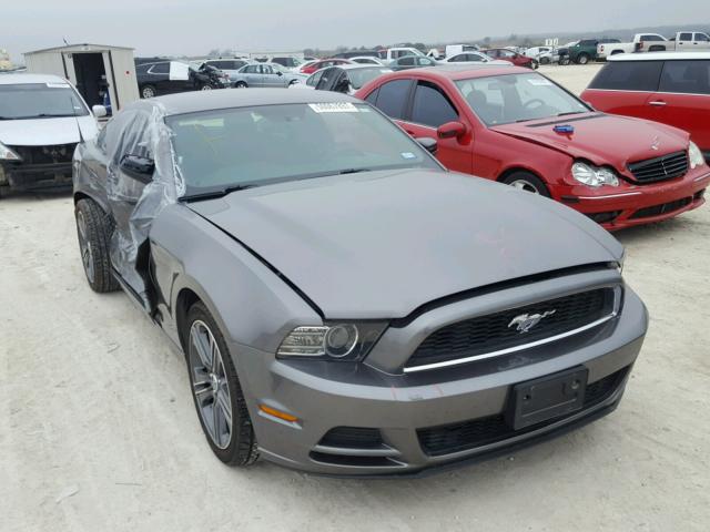 1ZVBP8AM4E5207602 - 2014 FORD MUSTANG GRAY photo 1