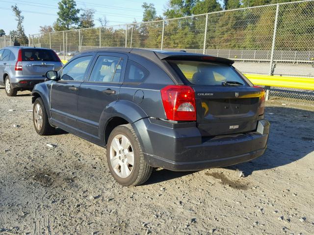 1B3HB48BX7D313734 - 2007 DODGE CALIBER SX GREEN photo 3