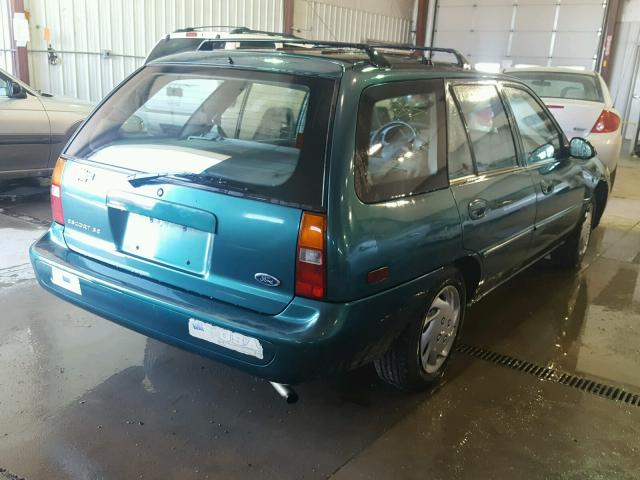 3FAFP15P8WR156951 - 1998 FORD ESCORT SE GREEN photo 4