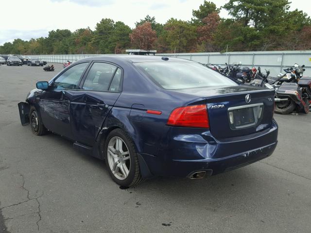 19UUA66214A003663 - 2004 ACURA TL BLUE photo 3