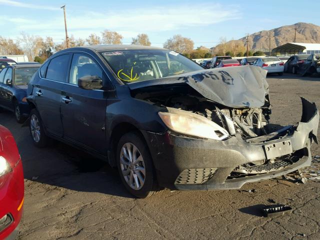 3N1AB7AP2GY312259 - 2016 NISSAN SENTRA S BLACK photo 1