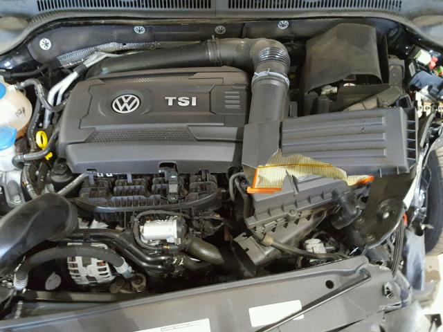 3VWD17AJ0EM384488 - 2014 VOLKSWAGEN JETTA SE BLACK photo 7