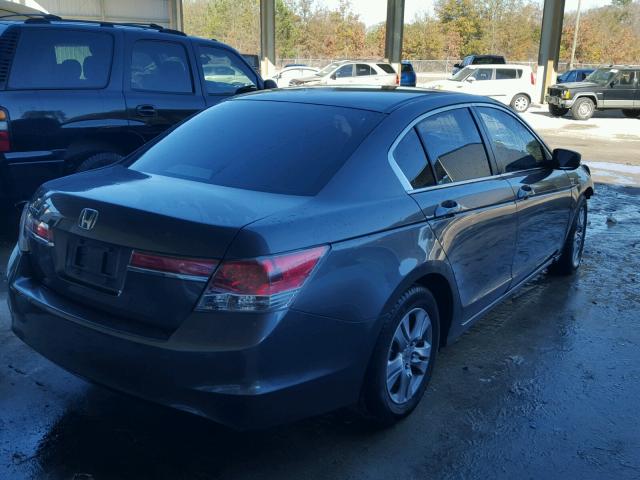 1HGCP2F42BA012714 - 2011 HONDA ACCORD LXP GRAY photo 4