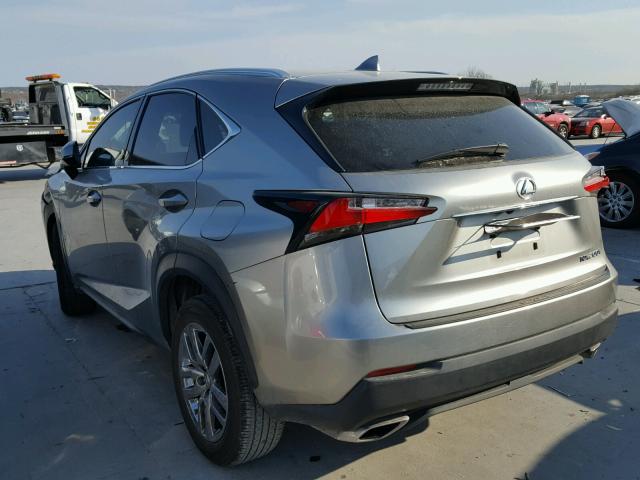 JTJYARBZ4G2034163 - 2016 LEXUS NX 200T CHARCOAL photo 3