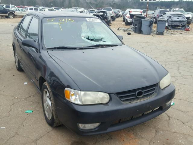 2T1BR12E02C544519 - 2002 TOYOTA COROLLA CE BLACK photo 1