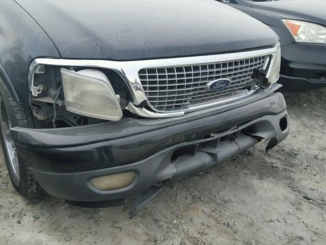 1FMRU15L11LB09776 - 2001 FORD EXPEDITION BLACK photo 9