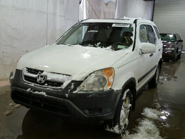 JHLRD78892C039382 - 2002 HONDA CR-V EX WHITE photo 2