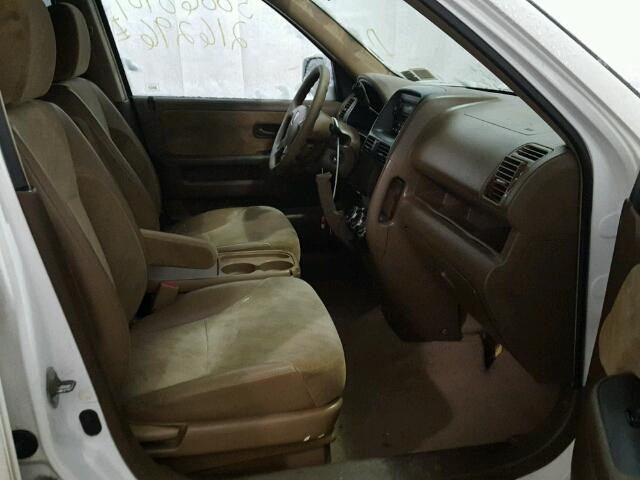 JHLRD78892C039382 - 2002 HONDA CR-V EX თეთრი ფოტო 5