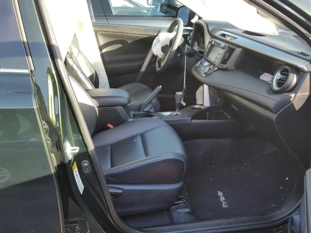 2T3DFREV4DW096600 - 2013 TOYOTA RAV4 LIMIT GREEN photo 5