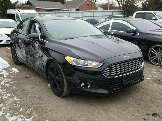 3FA6P0H71GR136161 - 2016 FORD FUSION SE BLACK photo 1