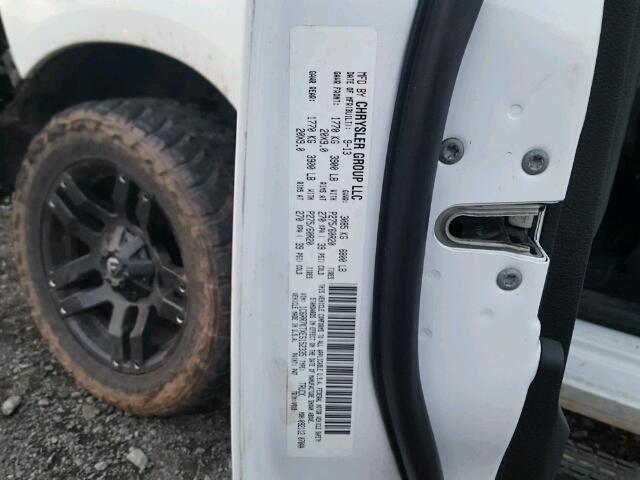 1C6RR7KTXES152335 - 2014 RAM 1500 ST WHITE photo 10