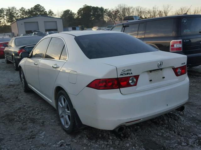 JH4CL96814C021948 - 2004 ACURA TSX WHITE photo 3