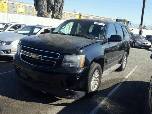 1GNFK13599R107761 - 2009 CHEVROLET TAHOE HYBR BLACK photo 2