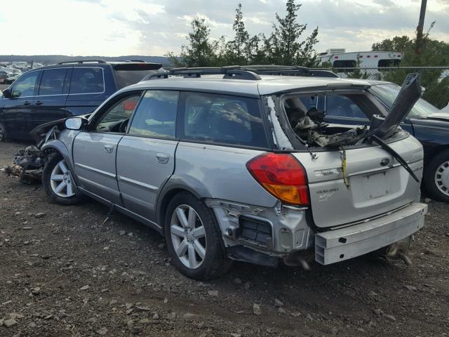 4S4BP62C677310634 - 2007 SUBARU LEGACY OUT SILVER photo 3