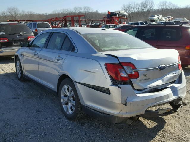 1FAHP2EW3BG163538 - 2011 FORD TAURUS SEL SILVER photo 3