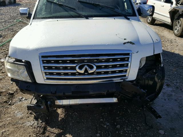 5N3AA08D68N910021 - 2008 INFINITI QX56 WHITE photo 7