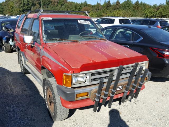 JT4RN62S0H0139227 - 1987 TOYOTA 4RUNNER RN RED photo 1