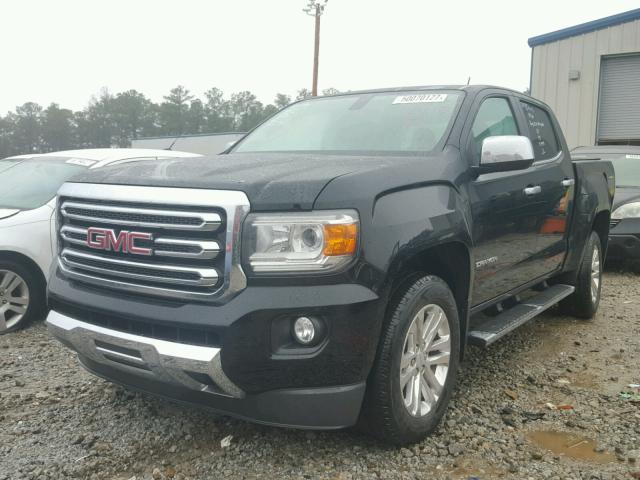 1GTG6CE35F1169452 - 2015 GMC CANYON SLT BLACK photo 2