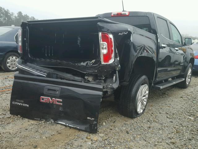 1GTG6CE35F1169452 - 2015 GMC CANYON SLT BLACK photo 4