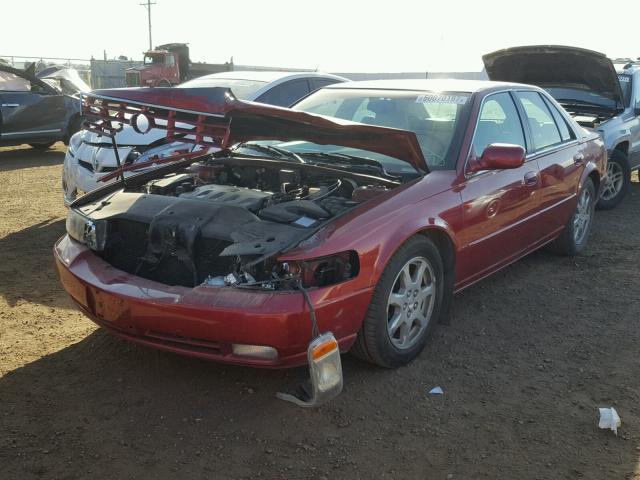 1G6KY54903U114409 - 2003 CADILLAC SEVILLE ST RED photo 2