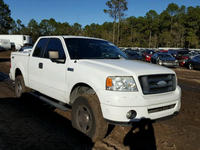 1FTRX14W86KB95320 - 2006 FORD F150 WHITE photo 1