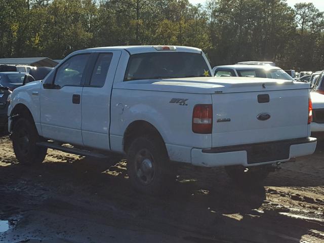 1FTRX14W86KB95320 - 2006 FORD F150 WHITE photo 3