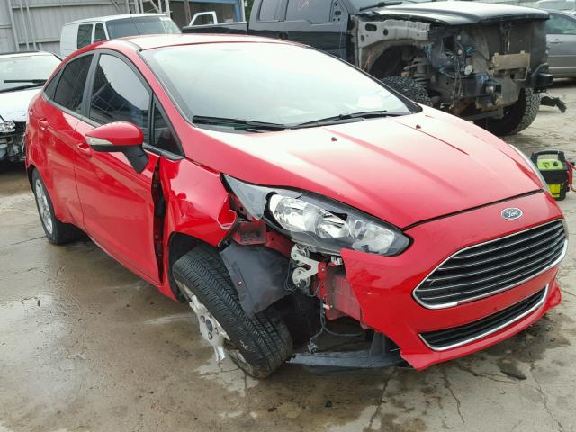 3FADP4BJ4EM220407 - 2014 FORD FIESTA SE RED photo 1