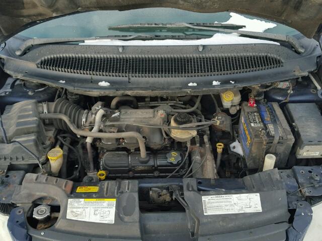 2D4GP44L55R240490 - 2005 DODGE GRAND CARA BLUE photo 7