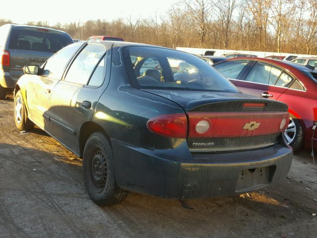 1G1JC52FX47343267 - 2004 CHEVROLET CAVALIER GREEN photo 3