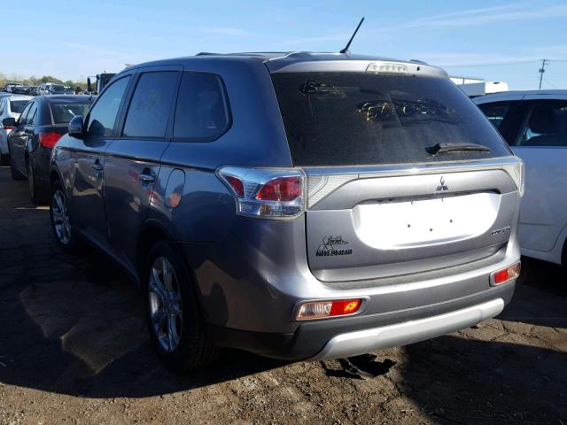 JA4AD3A35FZ004806 - 2015 MITSUBISHI OUTLANDER GRAY photo 3