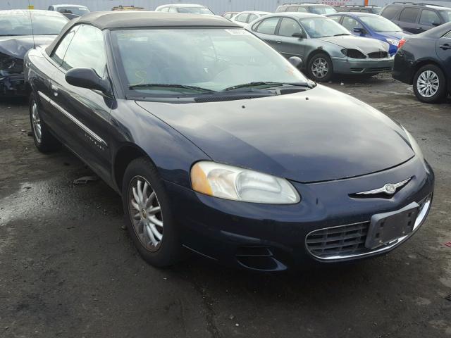 1C3EL45U61N672394 - 2001 CHRYSLER SEBRING LX PURPLE photo 1