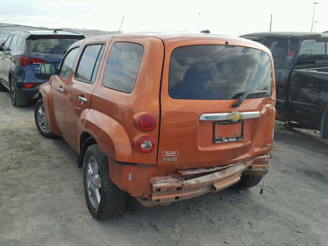 3GNDA23D18S538937 - 2008 CHEVROLET HHR LT ORANGE photo 3