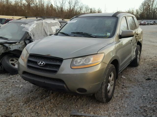 5NMSG13D38H148390 - 2008 HYUNDAI SANTA FE G BEIGE photo 2