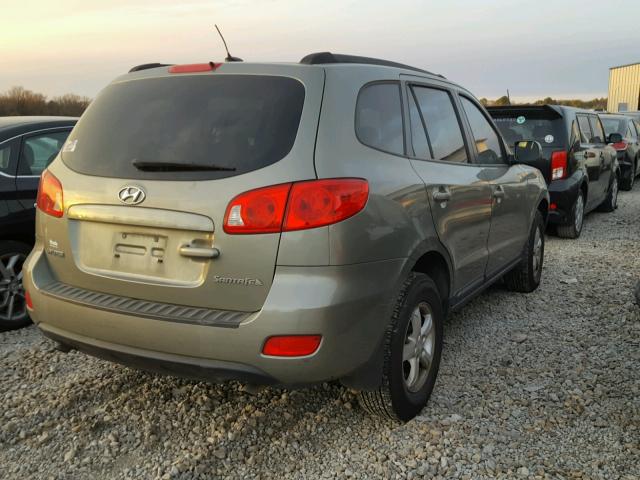 5NMSG13D38H148390 - 2008 HYUNDAI SANTA FE G BEIGE photo 4