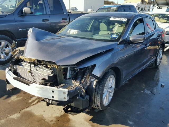 19UDE2F36HA015481 - 2017 ACURA ILX BASE GRAY photo 2