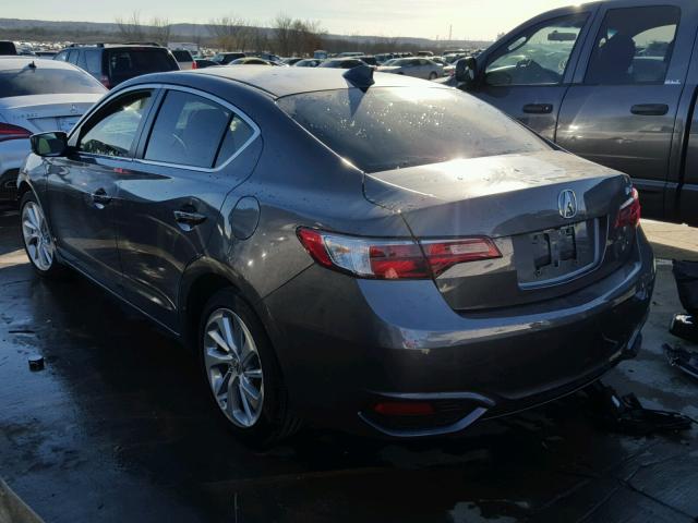 19UDE2F36HA015481 - 2017 ACURA ILX BASE GRAY photo 3