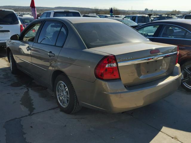 1G1ZS57F97F131033 - 2007 CHEVROLET MALIBU LS TAN photo 3